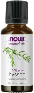 Picture of NOW 100% Pure Hyssop Oil, 1 fl oz