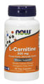 Picture of NOW L-Carnitine,  500 mg, 60 vcaps