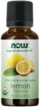 Picture of NOW Certified Organic Lemon Oil, 1 fl oz