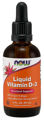 Picture of NOW Liquid Vitamin D-3, 2 fl oz