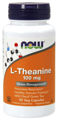 Picture of NOW L-Theanine, 100 mg, 90 vcaps