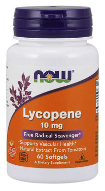 Picture of NOW Lycopene, 10 mg, 60 softgels