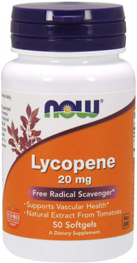 Picture of NOW Lycopene, 20 mg, 50 softgels