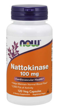 Picture of NOW Nattokinase, 100 mg, 120 vcaps