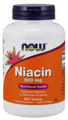 Picture of NOW Niacin, Sustained Release, 500 mg, 250 tabs