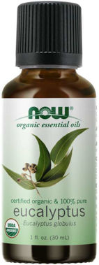 Picture of NOW Organic & 100% Pure Eucalyptus Oil, 1 fl oz