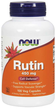 Picture of NOW Rutin, 450 mg, 100 vcaps
