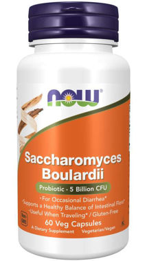 Picture of NOW Saccharomyces Boulardii, 60 vcaps