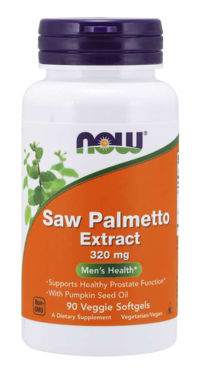 Picture of NOW Saw Palmetto Extract, 320 mg, 90 vsoftgels