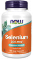 Picture of NOW Selenium, 200 mcg, 180 vcaps