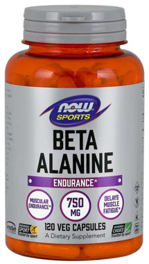 Picture of NOW Sports Beta Alanine, 750 mg, 120 vcaps