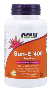 Picture of NOW Sun-E 400, 400 IU, 120 softgels