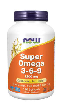 Picture of NOW Super Omega 3-6-9, 180 softgels