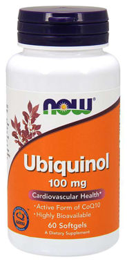 Picture of Now Ubiquinol, 100 mg, 60 softgels