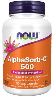 Picture of NOW AlphaSorb-C 500, 90 vcaps