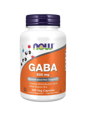 Picture of Now GABA, 500 mg, 200 vcaps