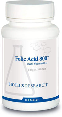 Picture of Biotics Research Folic Acid 800, 180 tabs