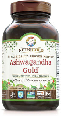 Picture of NutriGold Ashwagandha Gold, 90 vcaps(OUT OF STOCK)