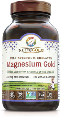 Picture of NutriGold Magnesium Gold, 120 vcaps (TEMPORARY OUT OF STOCK)