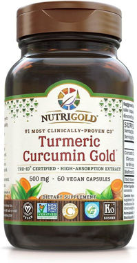 Picture of NutriGold Turmeric Curcumin Gold, 500 mg, 60 vcaps (TEMPORARY OUT OF STOCK)
