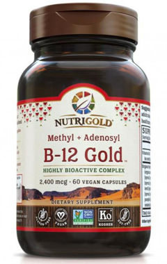 Picture of NutriGold B-12 Gold, 60 vcaps (OUT OF STOCK)