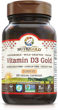 Picture of Nutrigold Vitamin D3 Gold, 5000 IU, 60 vcaps(TEMPORARILY OUT OF STOCK)