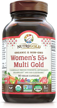 Picture of NutriGold Women's 55+ Multi Gold, 90 vcaps (TEMPORARY OUT OF STOCK)