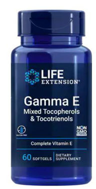 Picture of Life Extension Gamma E Mixed Tocopherols & Tocotrienols, 60 softgels