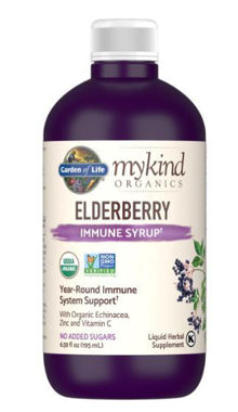 Picture of Garden of Life mykind Organics Elderberry Immune Syrup, 6.59 fl oz