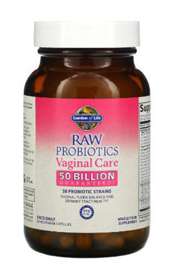 Picture of Garden of Life Raw Probiotics Vaginal Care, 50 Billion, 30 vcaps
