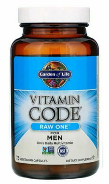Picture of Garden of Life Vitamin Code Raw One for Men, 75 vaps