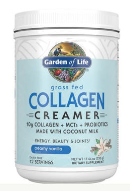 Picture of Garden of Life Grass Fed Collagen Creamer, Creamy Vanilla, 11.64 oz powder